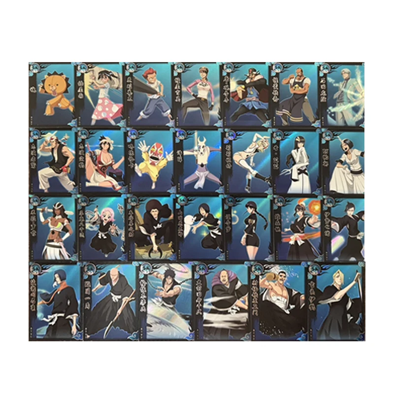 Фото Японское аниме Bleach Kurosaki Ichigo Ishida Uryuu Madarame Ikkaku, подарок на Рождество, день рождения, коллекционные карты, детские игрушки №4