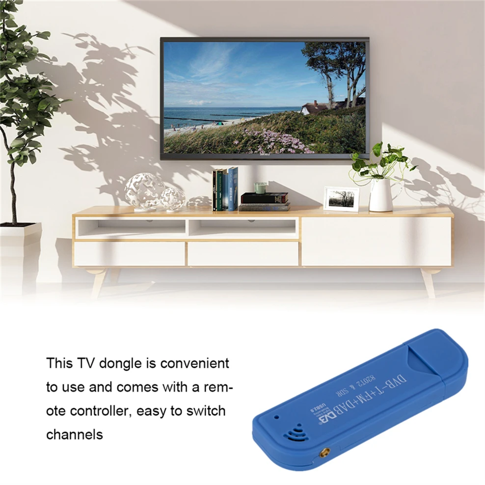 Mini Portable TV stick 820T2 Digital USB 2.0 Stick DVB-T + DAB FM RTL2832U Support SDR Tuner Receiver accessories |