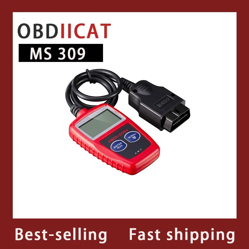 Фото Считыватель автомобильных кодов MS309 OBD2 — прямой диагностический сканер с завода №1