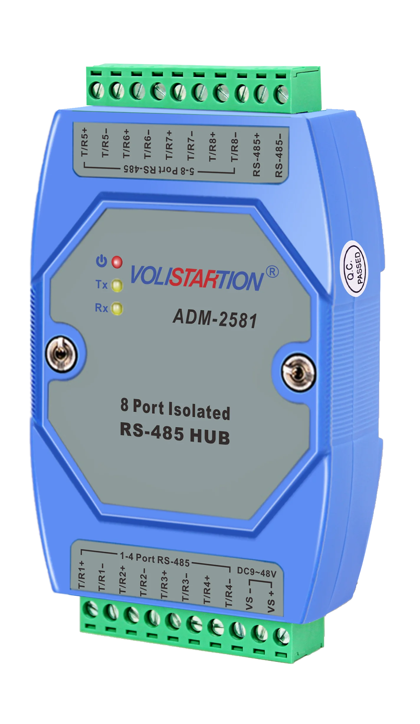 Adm-251 изолированный канал 45 Hub Port Rs45 Дистрибьютор от 1 до 8 Sharer ретранслятор