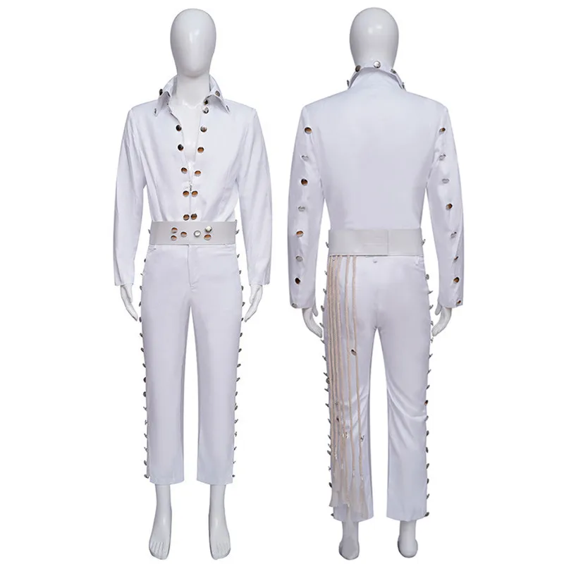 

Presley Cosplay Costume Adult Mens Suits Halloween Carnival Disguise Party Costume