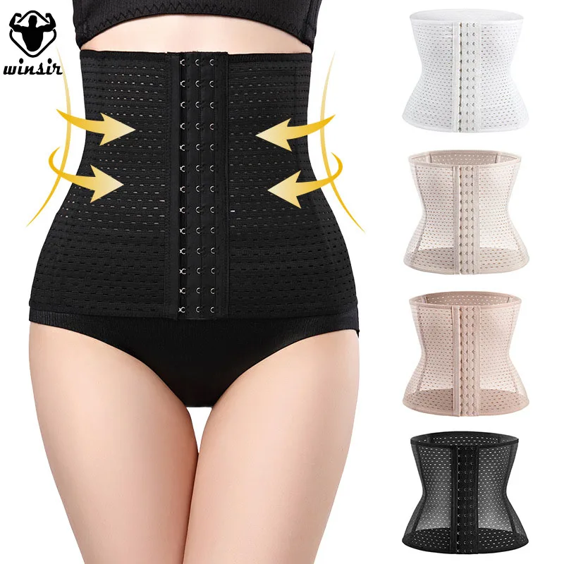 women's binders and shapers slimming underwear tummy shaper   waist trainer slimming belt corrective underwear modeling strap