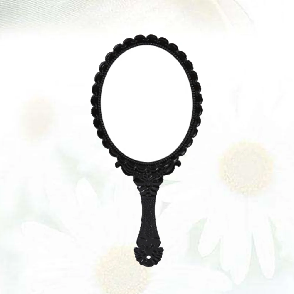 

Mirror Hand Mirrors Held Handheld Handle Pattern Makeupsmall Uniquemermaid
