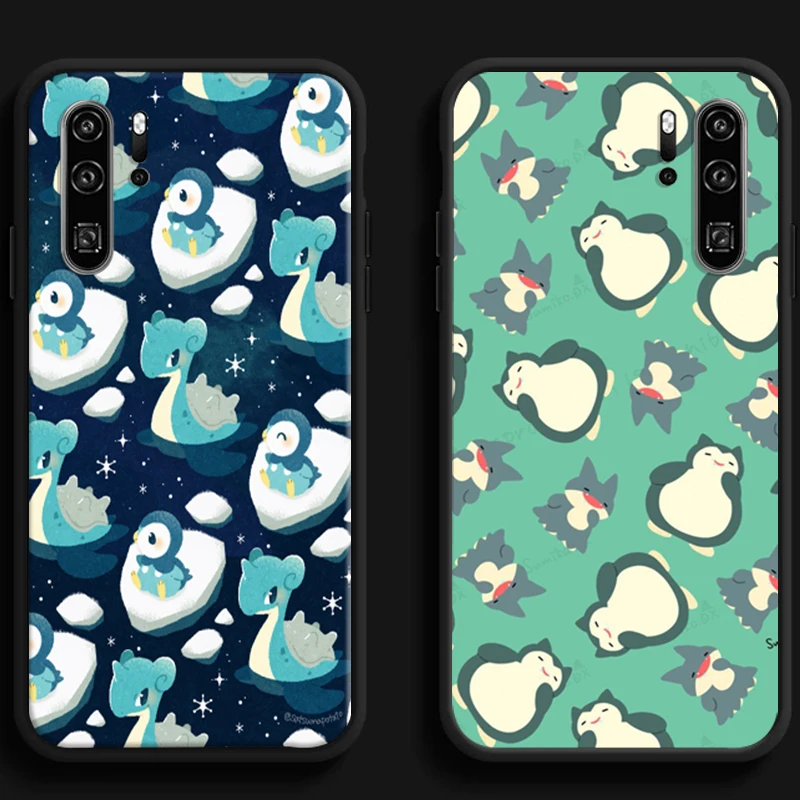 

Pokemon Pikachu Phone Cases For Huawei Honor Y6 Y7 2019 Y9 2018 Y9 Prime 2019 Y9 2019 Y9A Coque Funda Back Cover