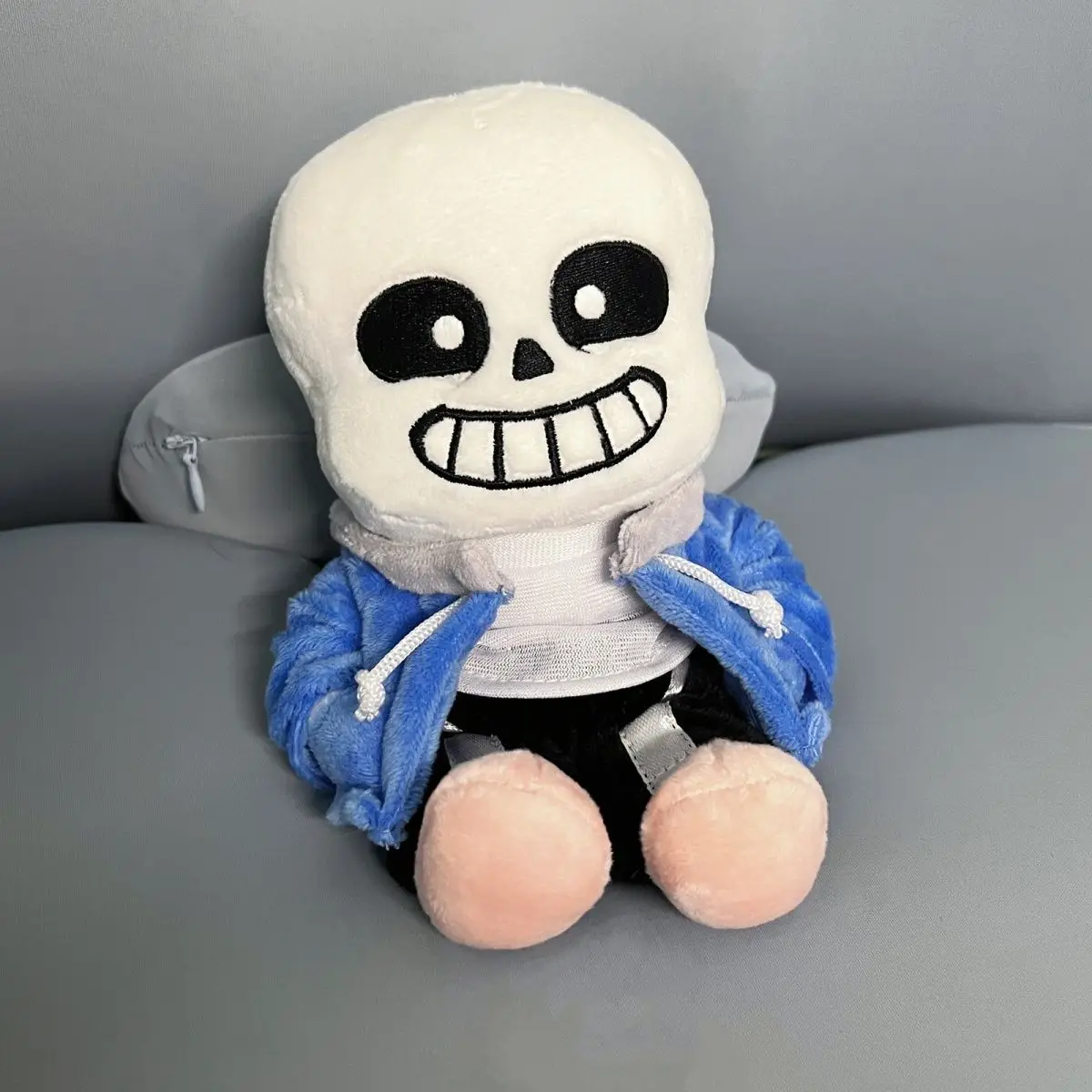 Фото Аниме UNDERTALE Санс 20 см плюшевая фигурка-идол для переодевания, милая пушистая хлопковая подушка-талисман, подарок на день рождения №3