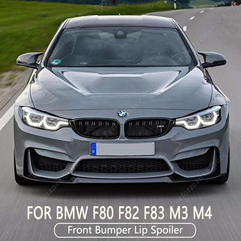 

Автомобильный передний бампер, разветвитель спойлера ДЛЯ BMW F80 F82 F83 M3 M4 CS диффузор, сплиттер, крышка Gurad, боди 2014-2020, настройка