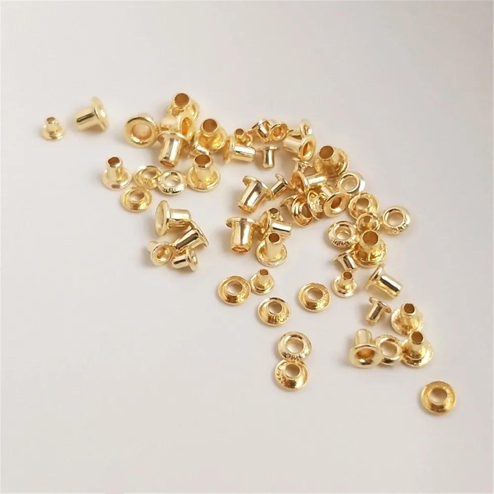 

14K позолоченная Большая искусственная патч DIY Ручная противоизносостойкая штепсельная Вилка для проходных отверстий Держатель Аксессуары