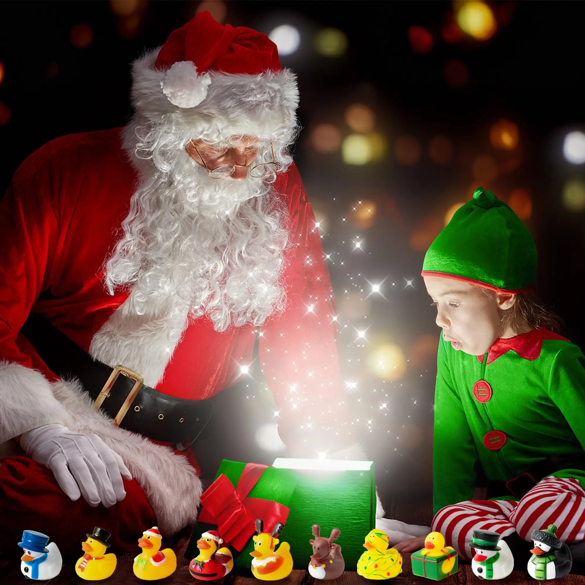 Искусственная игрушка Санта-лосец снеговик Рождественское украшение для