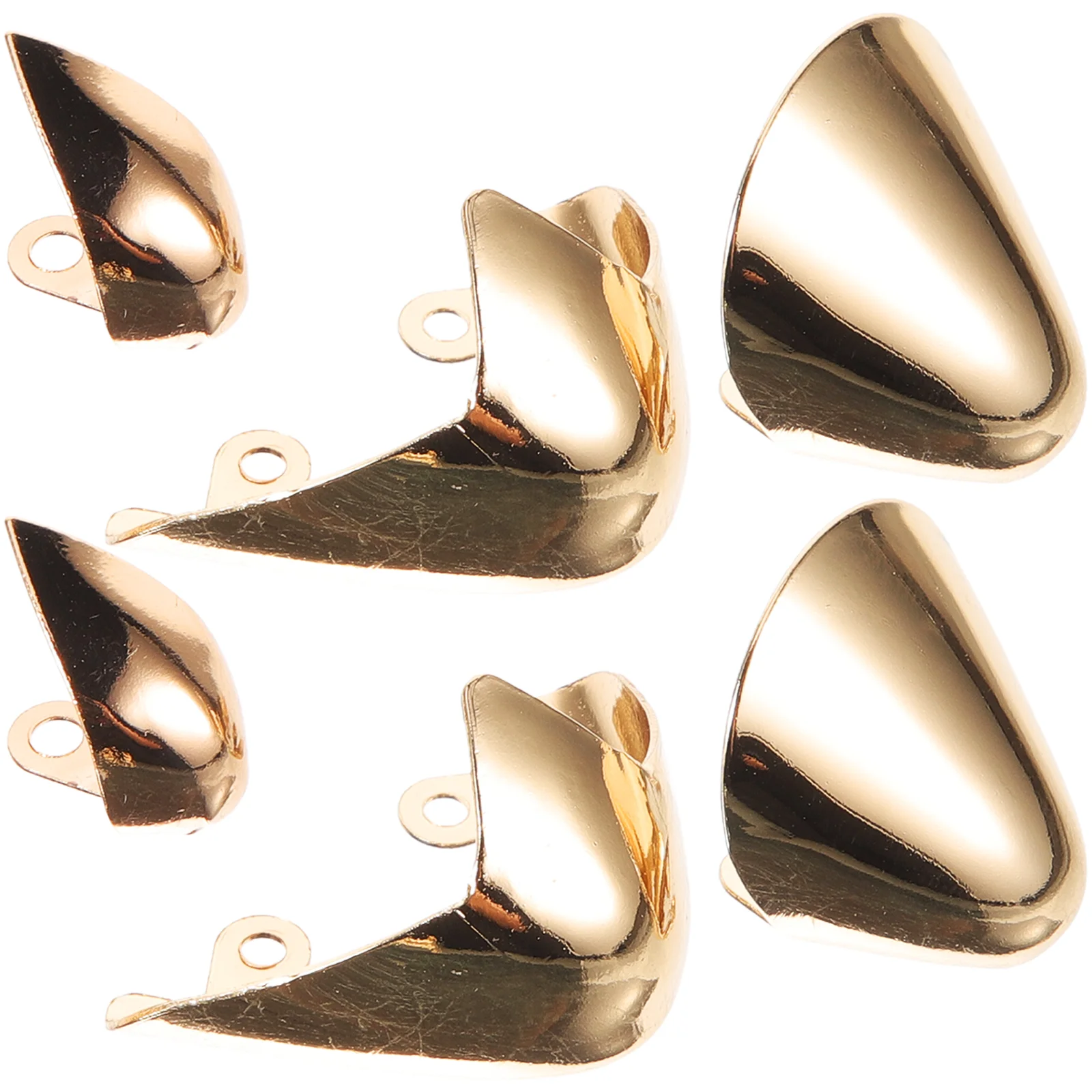 

3 Pairs Heel Tips High Shoes Protector Covers Decor Cowboy Boot Protectors Heels Caps Steel Toe Guards