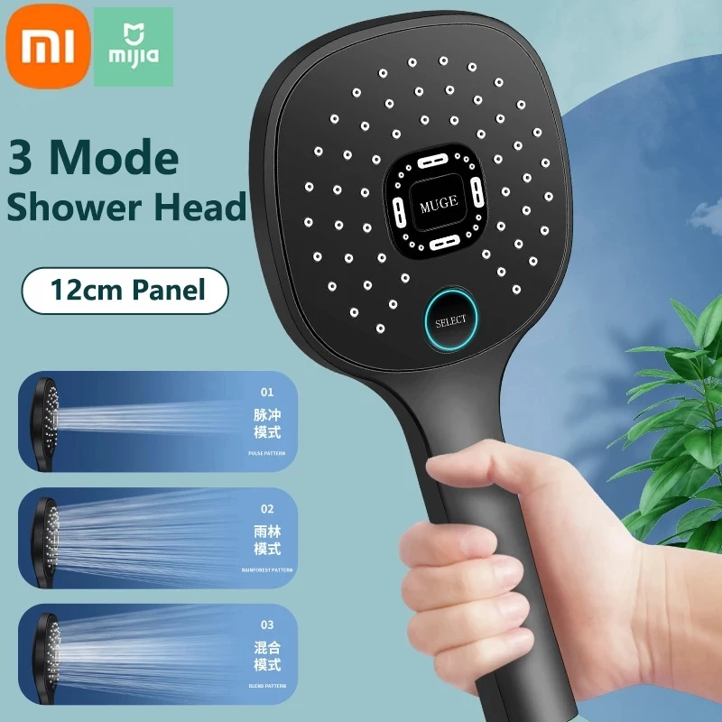 

XIAOMI MIJIA High Pressure Shower Head Bathroom Rainfall SKIN SPA 3 Mode Water Saving Shower Faucet Nozzle Bathroom Accessories