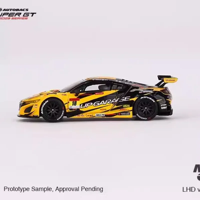 1/64 Honda NSX GT3 No Модель автомобиля из сплава 629 детская коллекция декоративных