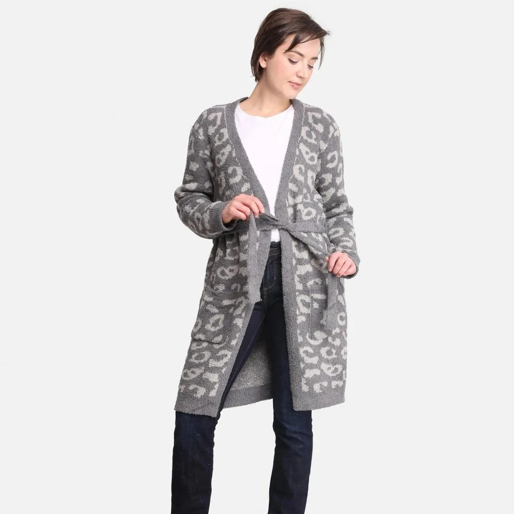 Women's Cozy Short Robes Knit Bathrobe Lightweight Kimono Robes Soft Sleepwear for Ladies