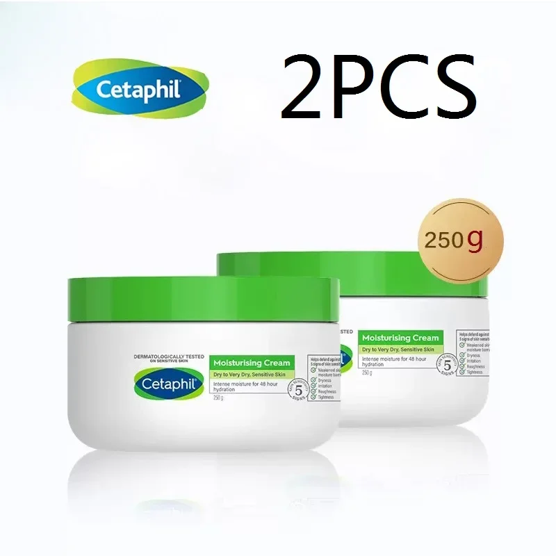 

2 шт., увлажняющий крем Cetaphil, 250 г, увлажняющий крем для сухой и чувствительной кожи, восстанавливает барьер кожи