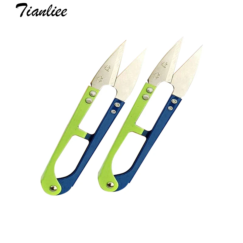 

1Pcs U Shaped Thread Scissors Tools Cutting Sewing Scissors Cross Stitch Embroidery Tailor Scissors Fabric Supplies Yarn Shears