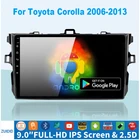 Автомагнитола 2 din android 10,0, мультимедийный проигрыватель для Toyota Corolla E1401502006-2013, 2 din
