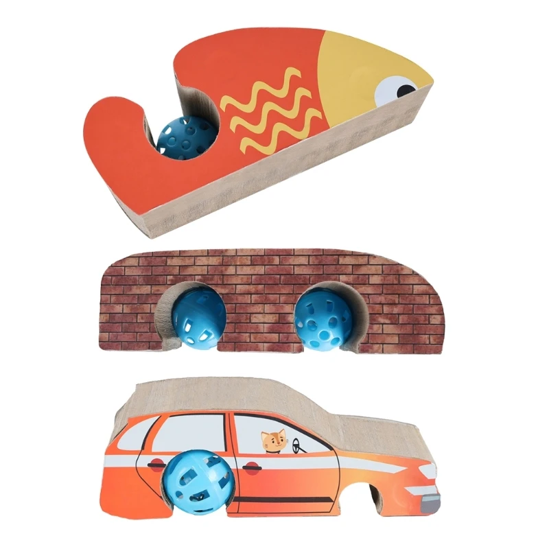 

Scratch Toy Circle Corrugated Paper Scratching Board Cardboard Hill