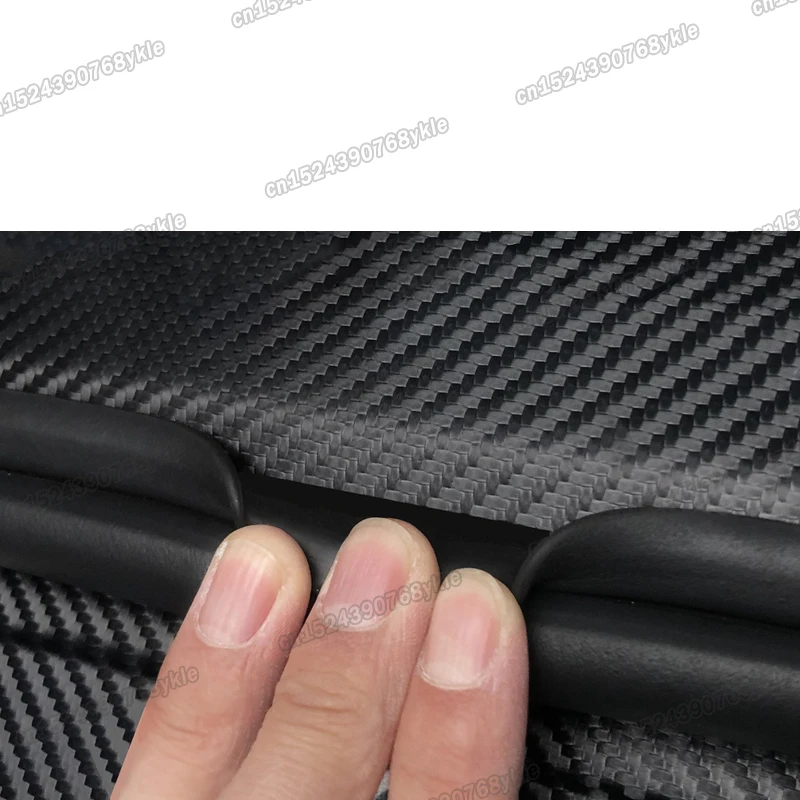 Защитный коврик из углеродного волокна для порога багажника автомобиля toyota corolla