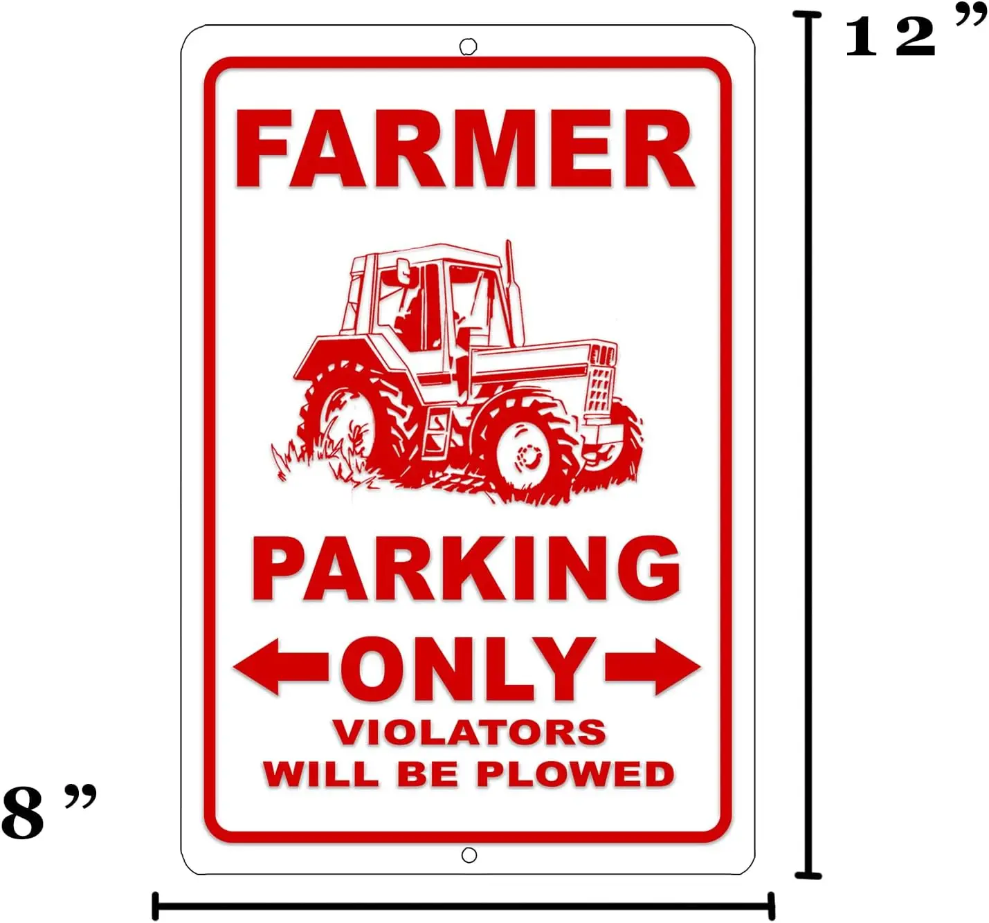 Забавный Frmer Trctor Prkng Only Metl Tn Sgn Wll Декор Mn Cve Grge Shop Frm rnch Rncher
