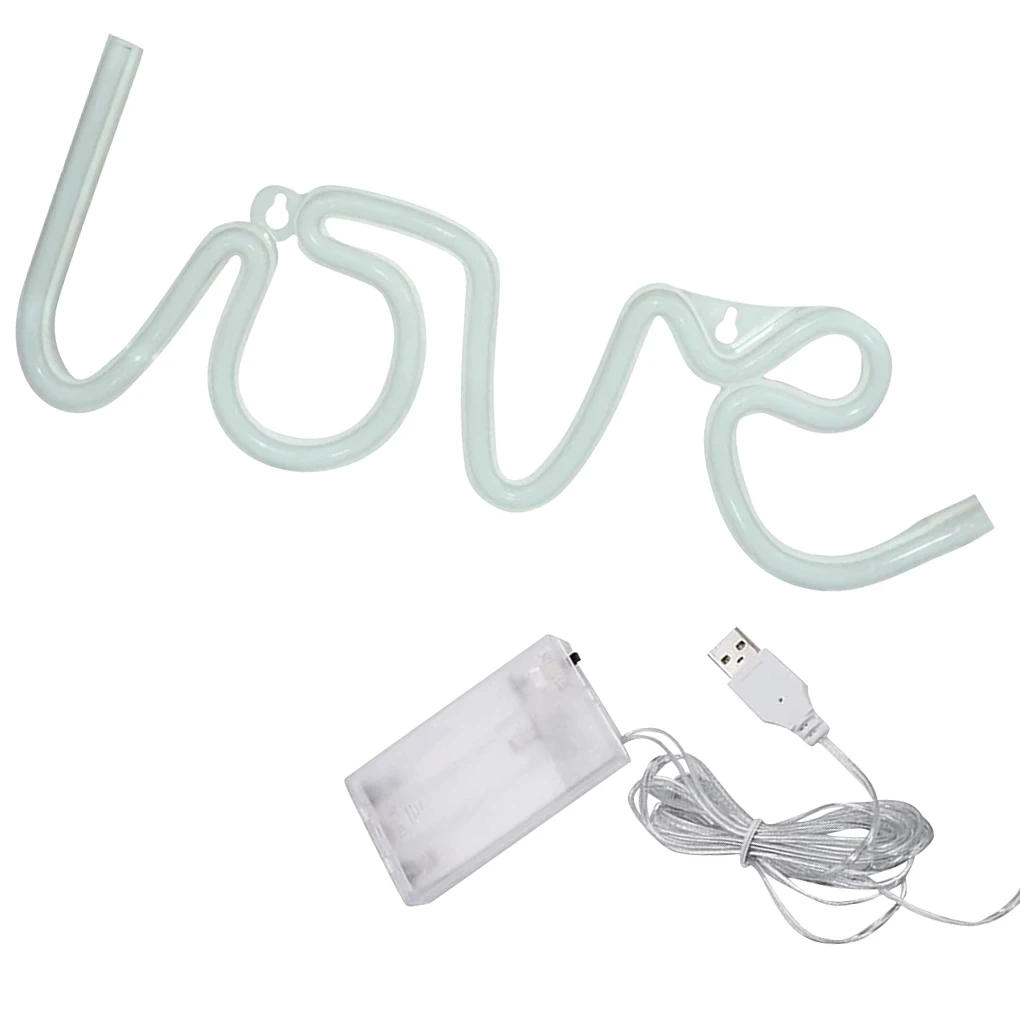 

Colorful Neon Light USB Night Light LED Waterproof Light Hanging Decoration Lamp For Home Festival Rainbow Neon Sign Xmas Gift