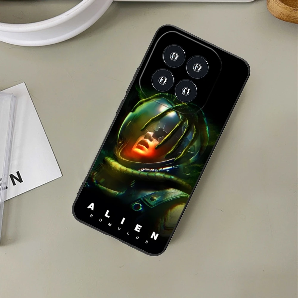 Крутой Чехол для мобильного телефона Alien Romulus Xiaomi 14 13 12 11 10 9 T Ultra Lite Pro S SE X 5G черный