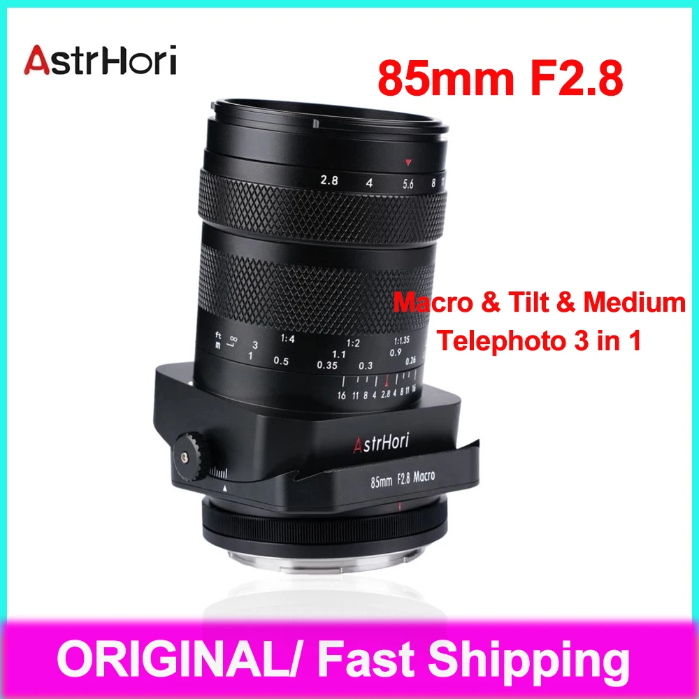 JYYXF AstrHori 85 мм F2.8 макро объектив для E/RF/X/Z/L