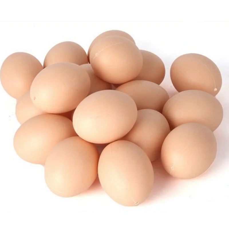 

5/10Pcs Chicken House Small Fake Eggs 5.5*4cm Farm Animal Supplies Cages Accessories Guide Chicken Nest Egg Painting