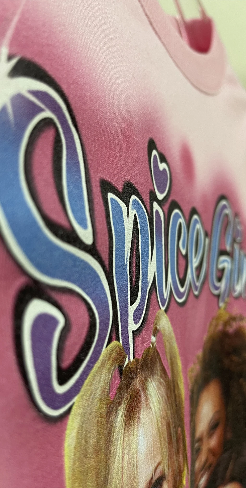 Винтажная свободная футболка Hwbd co Повседневная в стиле high street розового цвета с