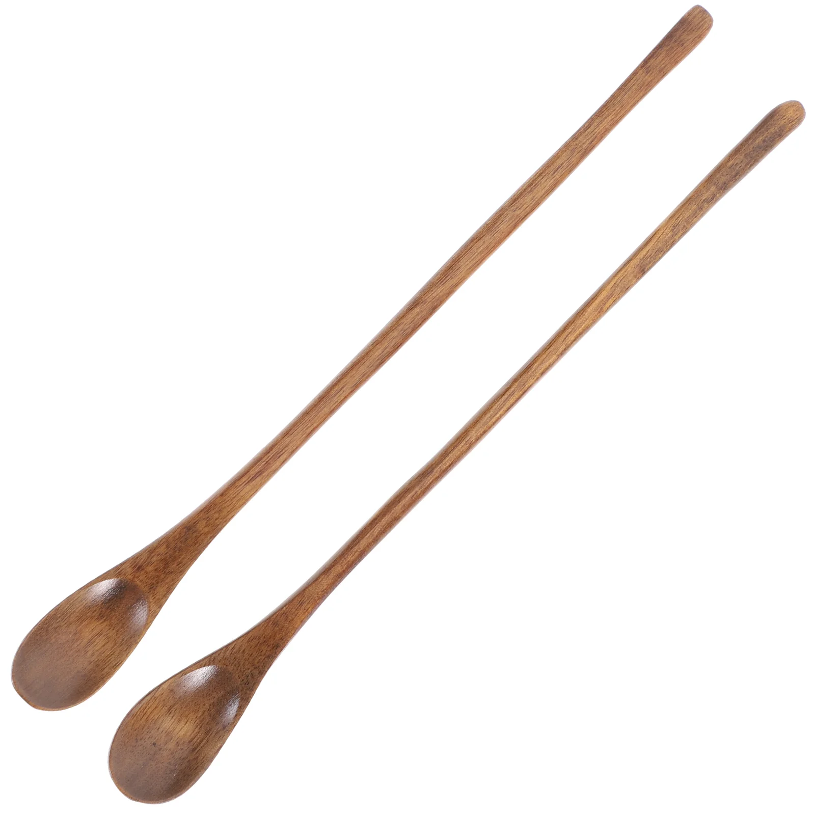 

Spoon Spoons Wooden Stirring Wood Coffee Tea Serving Drink Honey Mixing Cocktail Teaspoon Sticks Swizzle Stirrer Eating Set