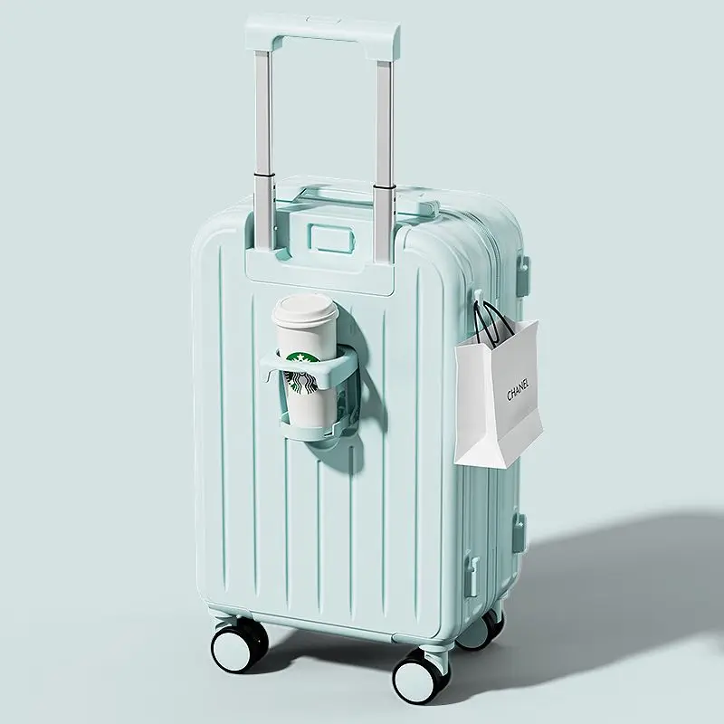 Universal wheel trolley case, men's and women's travel case, large capacity suitcase, password box, 2023 new case
