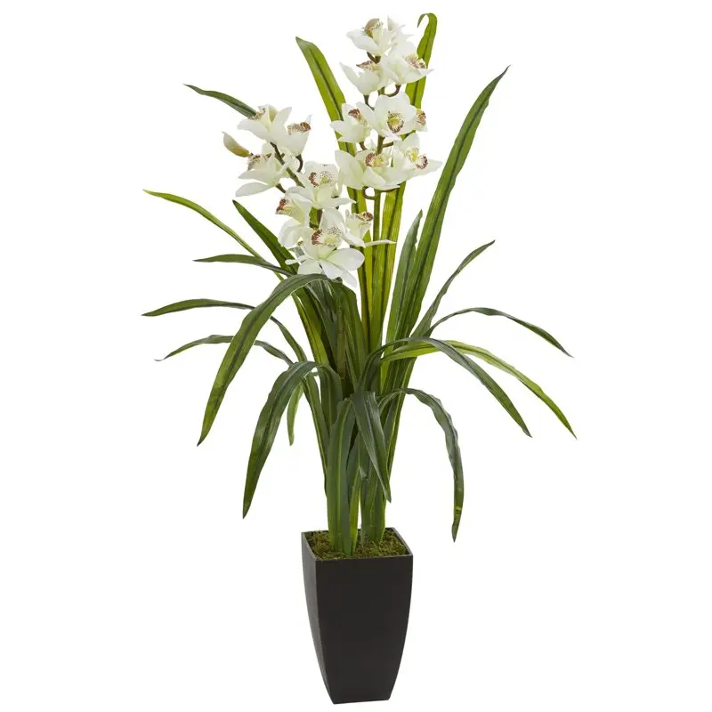 

39 "Cymbidium Orchid пластиковое искусственное растение, белый