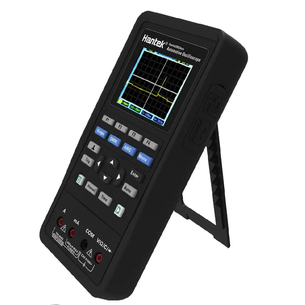 

Hantek 2D82 AUTO-I 80MHz 250MSa/s Multifunction Automotive Oscilloscope Signal Source Multimeter 2 Channel Oscilloscopes