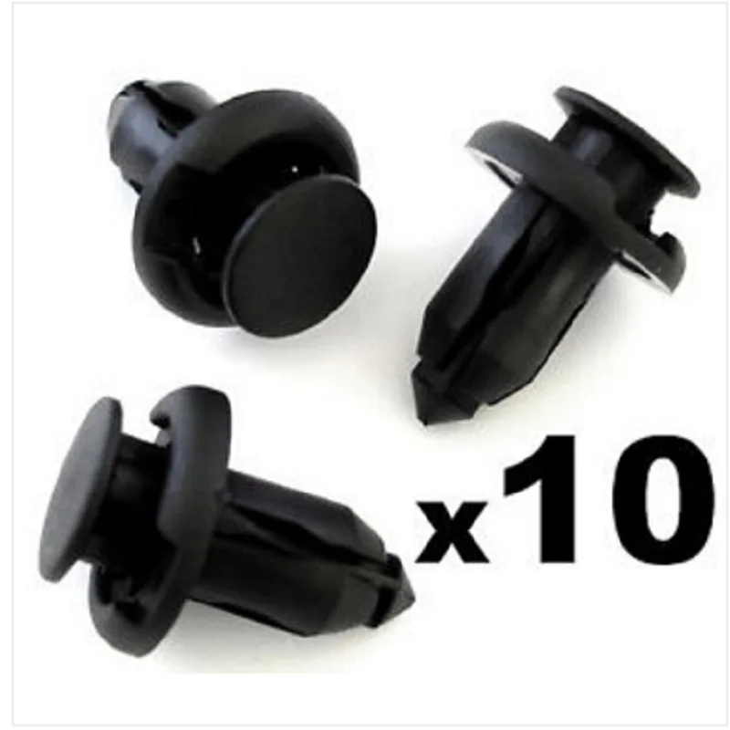 

For Honda Plastic Bumper Clip Panel Fastener Trim Rivet x10