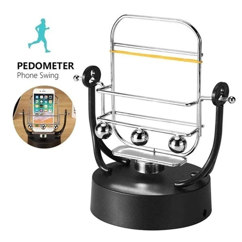 

Automatic Walking Swing Phone Pedometer Stepper Machine Powered By USB Rocker