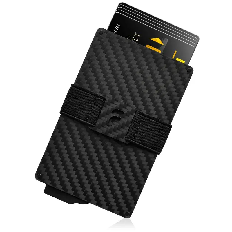 

Minimalist Wallet For Men - Slim Credit Card Holder Rfid Mens Wallets