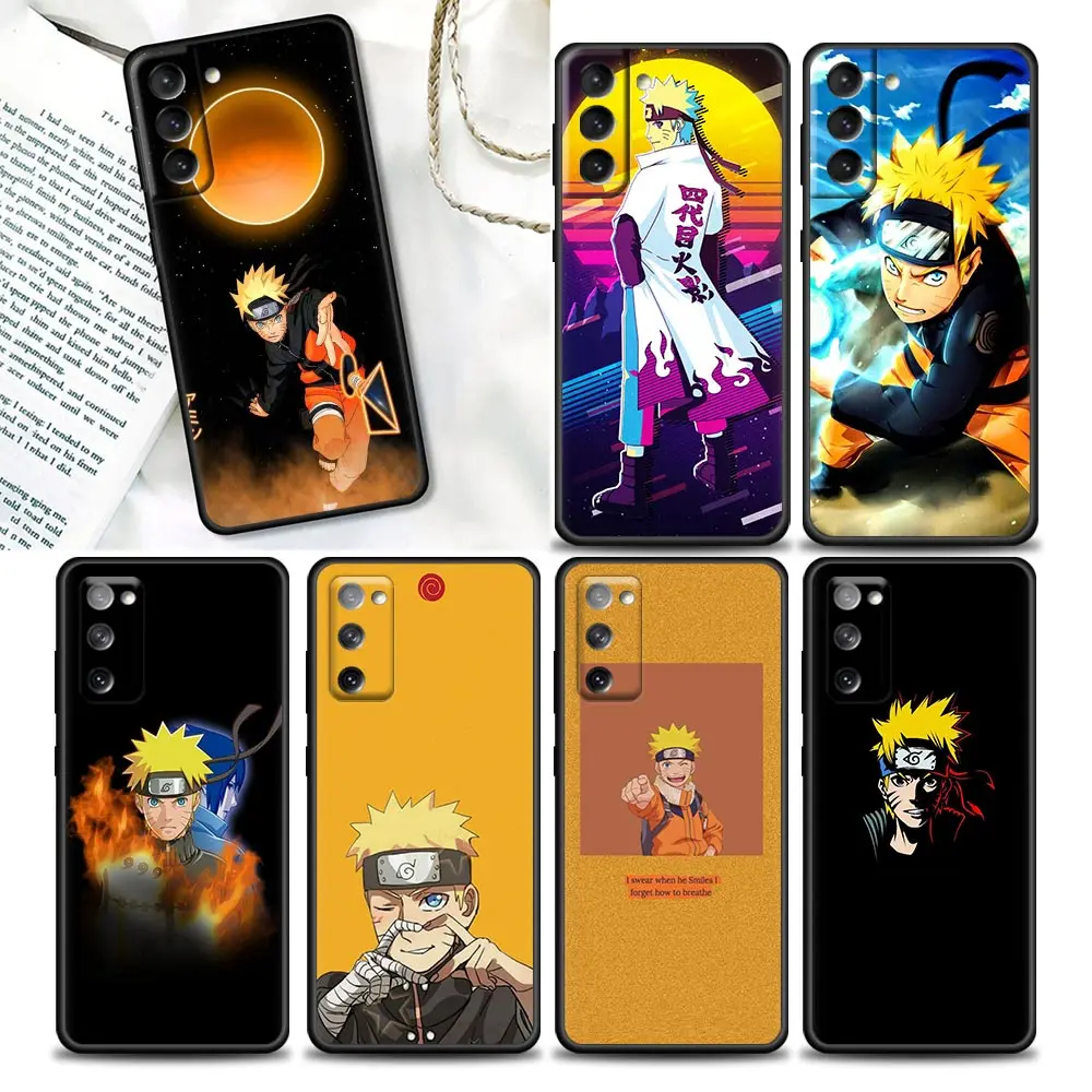 

Anime Naruto Uzumaki Phone Case for Samsung Galaxy S7 S8 S9 S10e S21 S20 Fe Plus Ultra 5G Soft Silicone Case Cover BANDAI