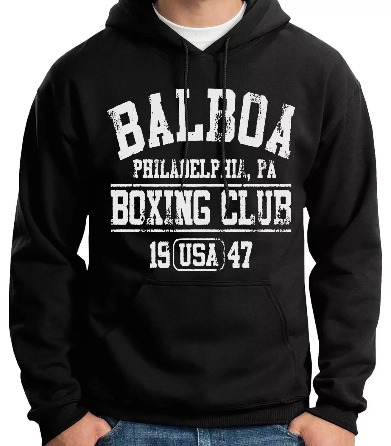 

NEW IN weatshirt ith oodie alboa oxing lub ocky alboa