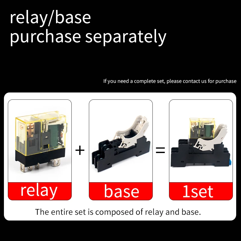 Фото Миниатюрное реле RY RY1SRY2S-CL, промежуточное реле 1NO1NC 2NO2NC 5/8PIN 24V DC220V, импульсное реле общего назначения, 1 шт. №4