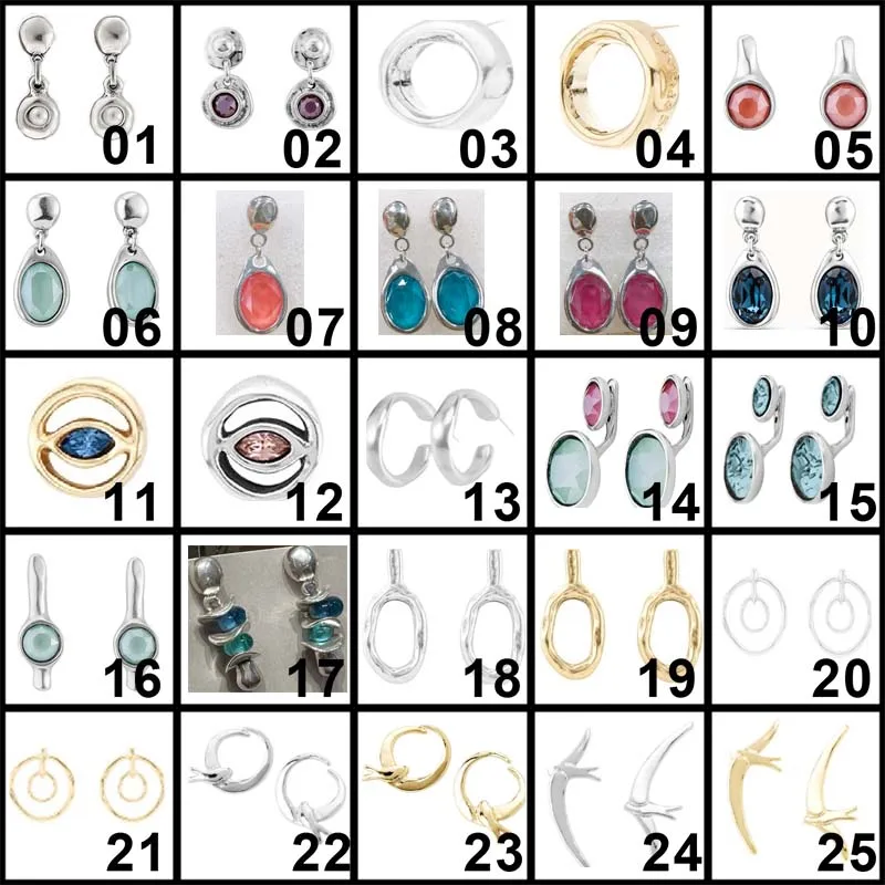 

Классические серьги дружбы E1 с логотипом 2022 1:1, привязанные к нему, для неоде50, стильные Позолоченные ювелирные изделия, подарки, женские и м...