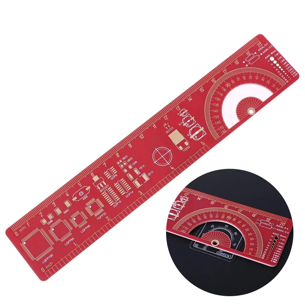 

Hollow Protractor PCB Ruler LM317 Voltage NE555 Circuit PID Adjustment
