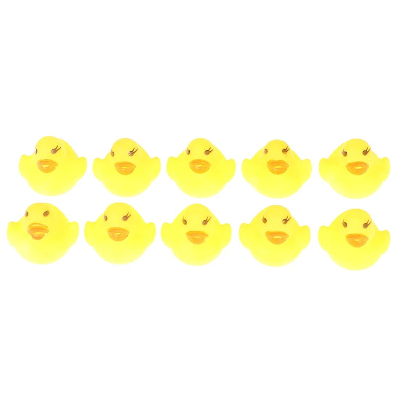 

20pcs/bag Yellow Rubber Ducks Bath Toys Bathtub Duckies Gift for Baby Shower Infants Toddlers Pool Float Adults Party Favors