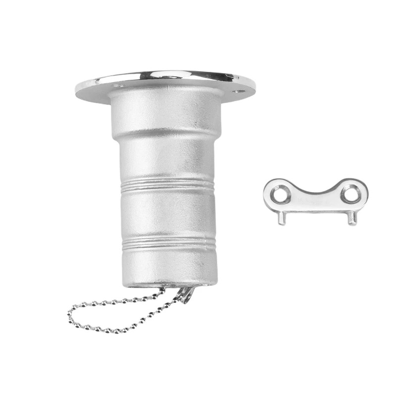 

Stainless Steel Marine Boat Hardware Deck Filler Port Gas Fuel With Key Cap