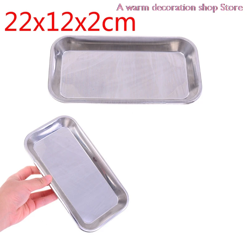 

1PCS Stainless Steel Surgical Dental Dish Environmental Convenient Useful Popular Tray Lab Instrument Tools Storage