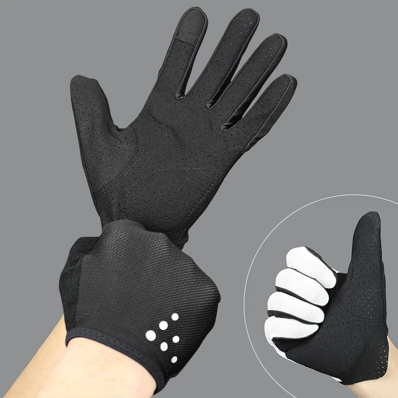 

Full Fingers Breathable Cycling Gloves Sweat Proof Men Women Sport Anti-shock Bicycle Bike Gloves Guantes Ciclismo