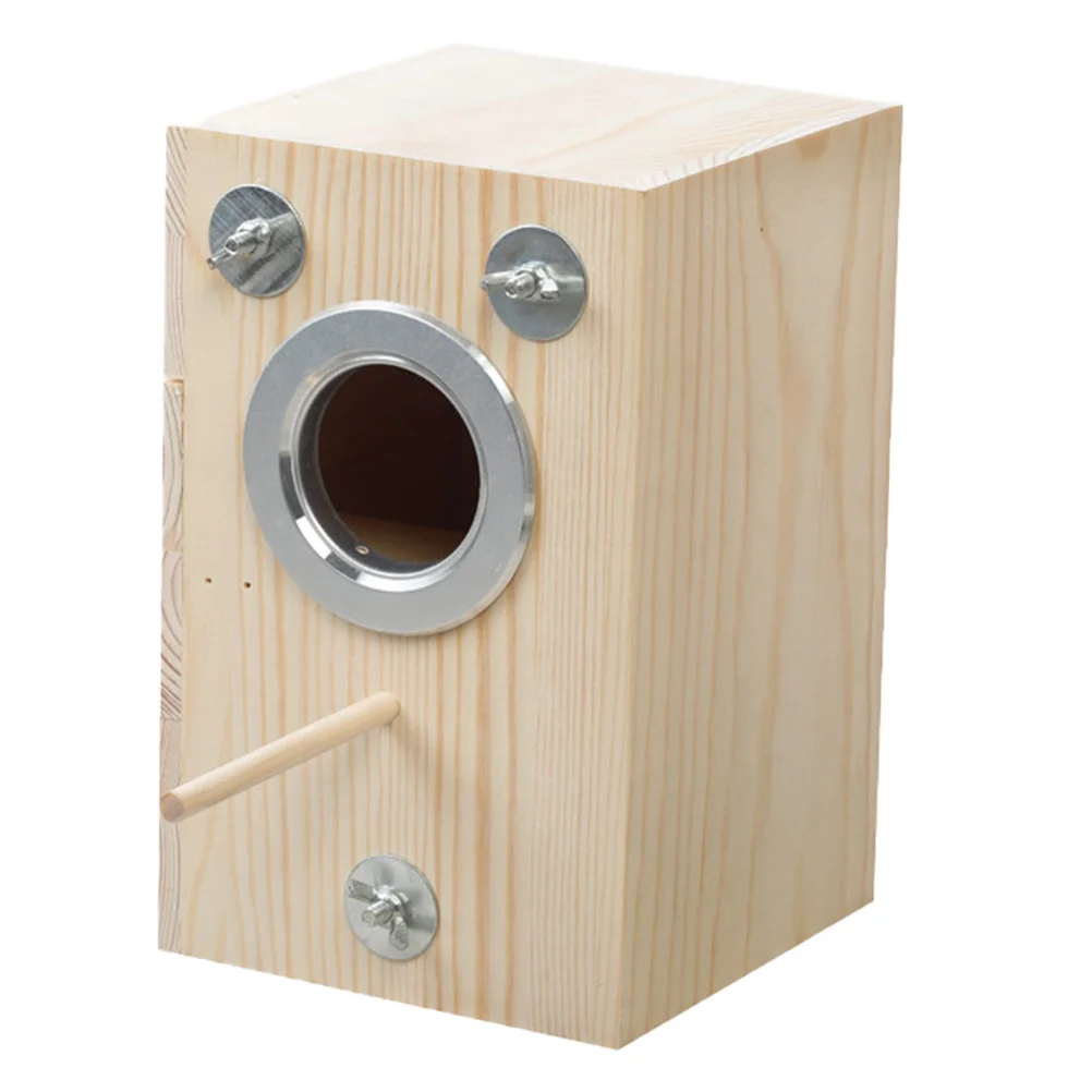 

Bird Box Nestingbreeding Cages Parakeet Boxes Cage Budgie Wood Eggs House Ceramic Materialparakeets Birds Finch Cockatiel Aviary