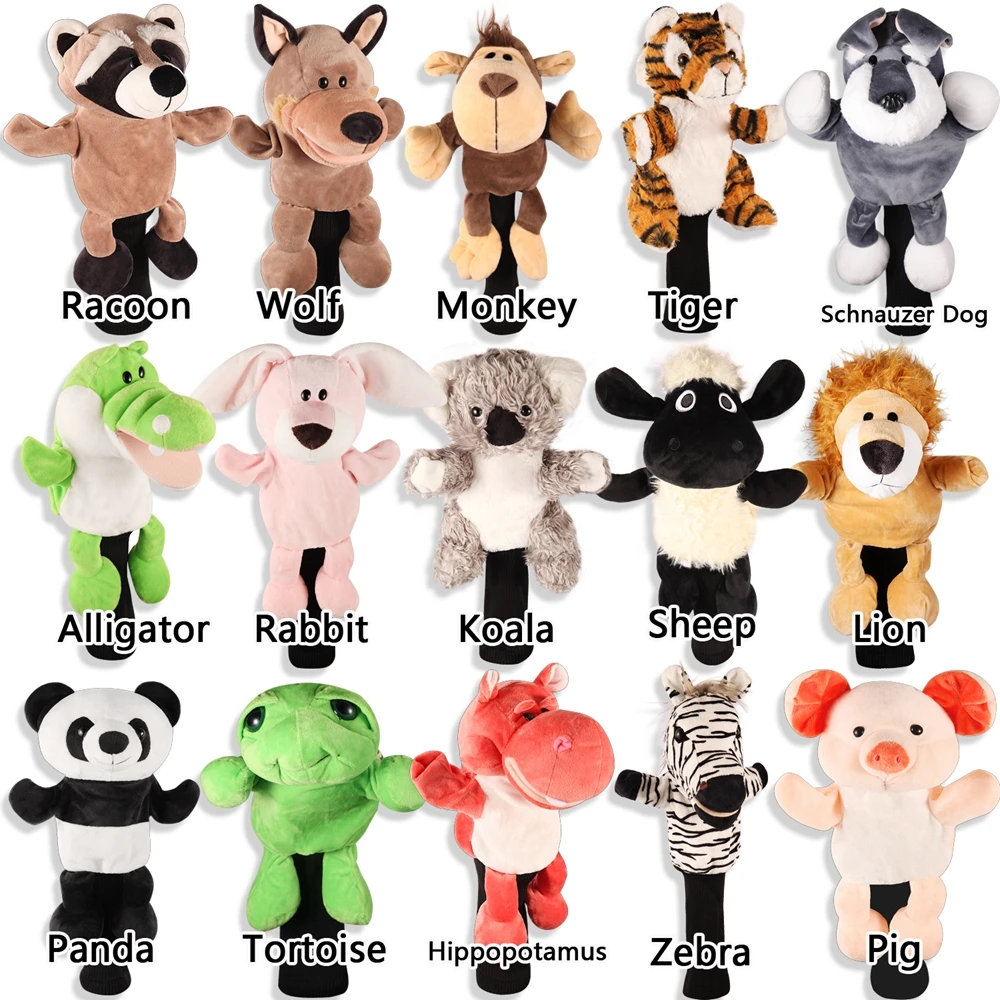 Club Driver Head Covers Suitable For Men's And Women's Golf Driver Club Mascot Novelty Cute Gift