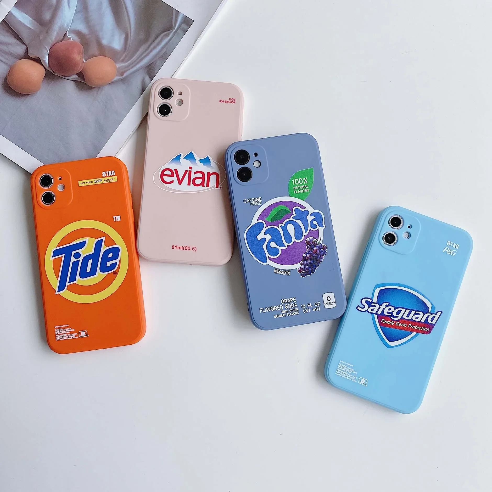 

Cute Soft Silicon Phone Cases for iPhone 12 11 Pro Max 7 8 6 6s Plus X XR XS XS-Max SE 2020 Anti Knock Protective Cover Case