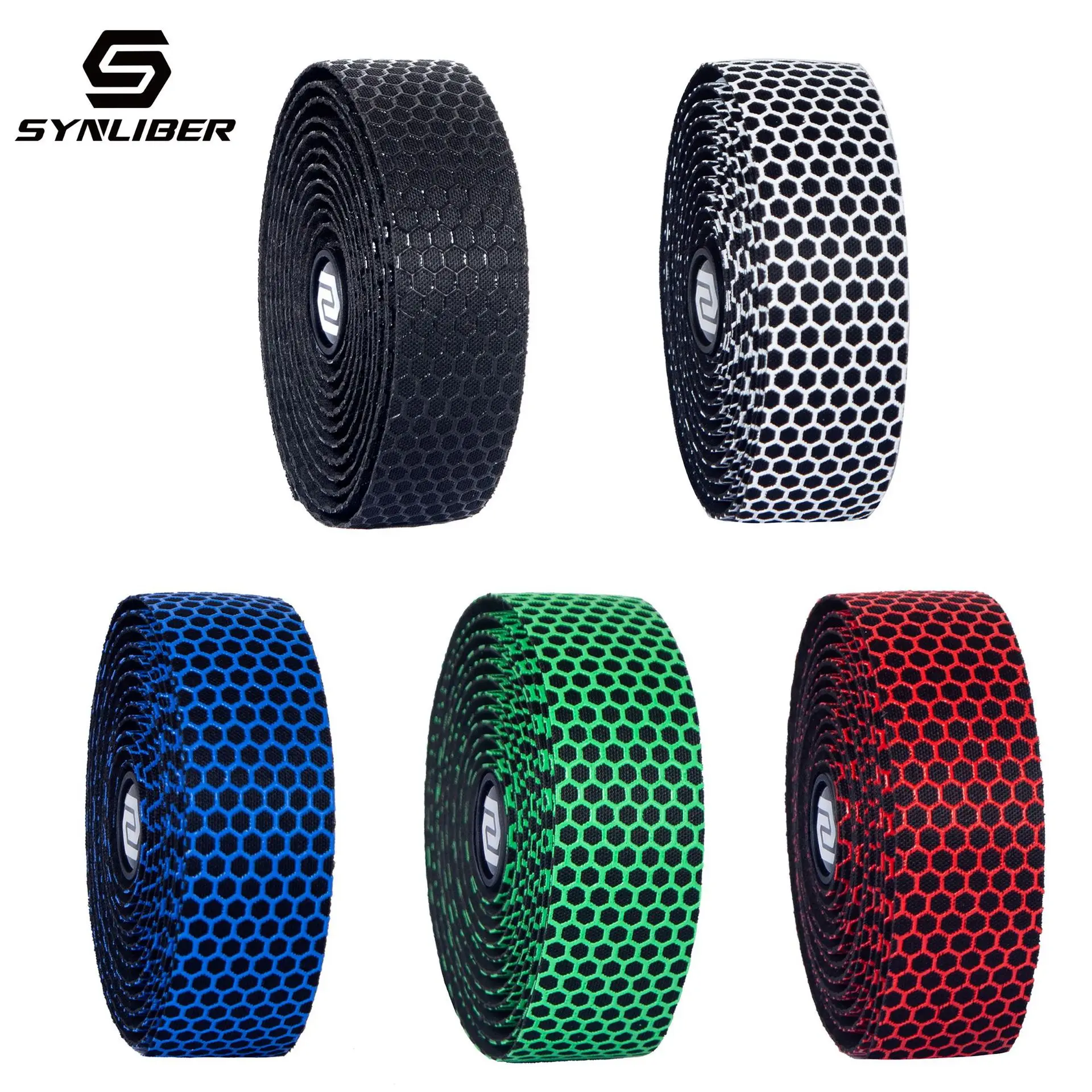 

Road Bike Strap Accessories Parts Honeycomb Silicone Non-slip Shock Absorption Wear-resistant Breathable Track Bike Wrap Strap