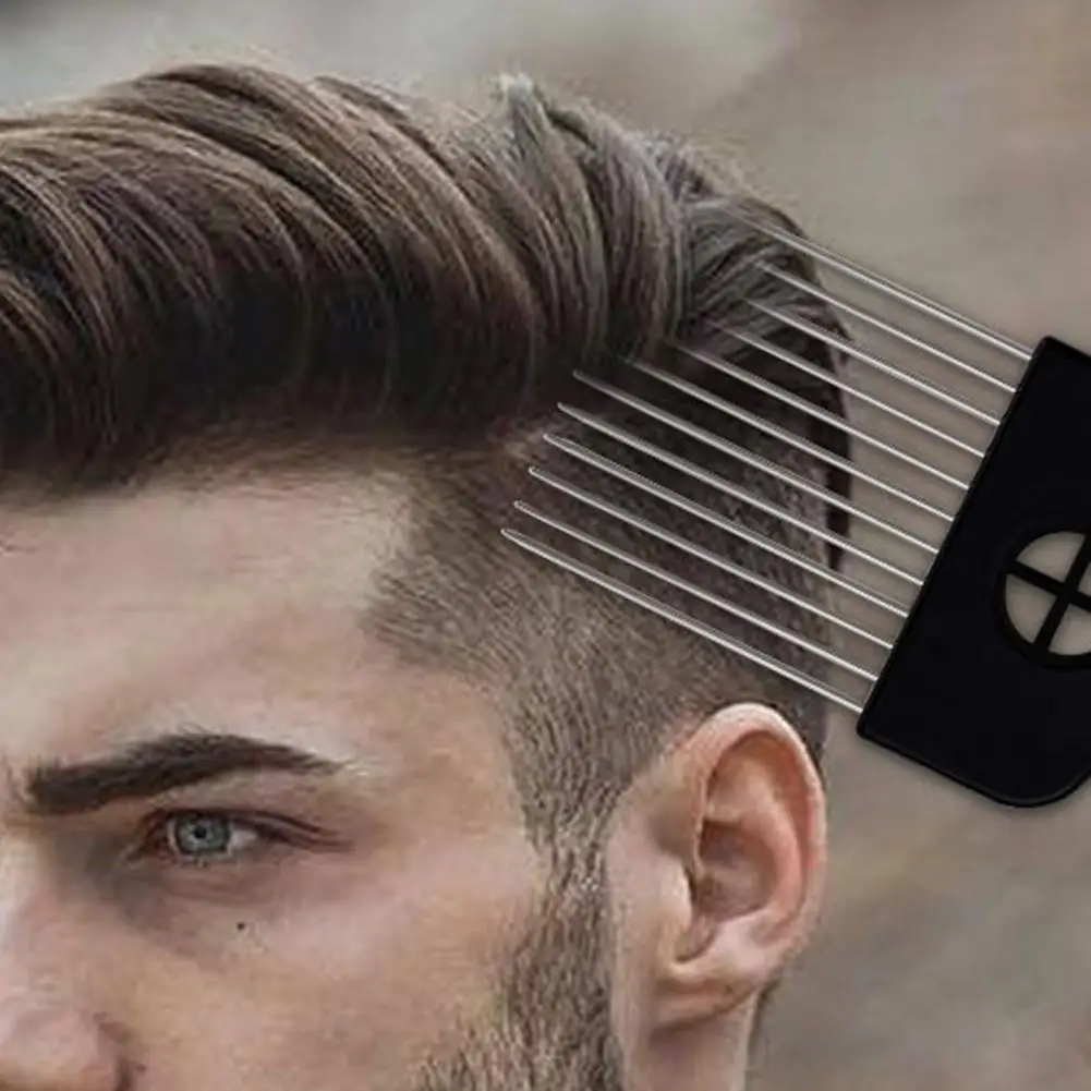 Металлические африканские заколки для волос расческа афро-волос щетка