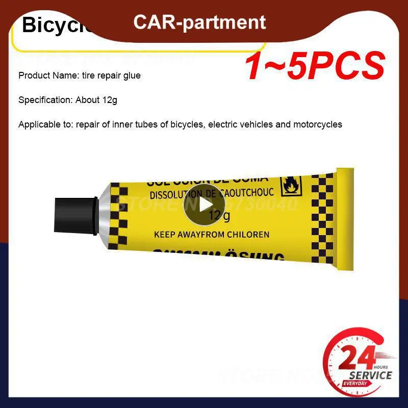 

1~5PCS Tire Repairing Glue for Motorcycle Car Inner Tube Puncture Repair Glue Auto Accessories Quick Repairing Kit
