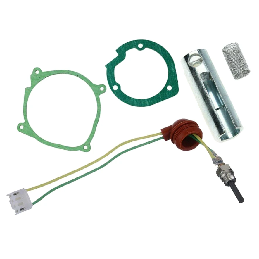 

1Set 5Pcs Car Air-Crude Oil Gaskets Strainers+12V Ceramic Glow Plug for 2Kw Air-Crude Oil Heater Similar Webasto